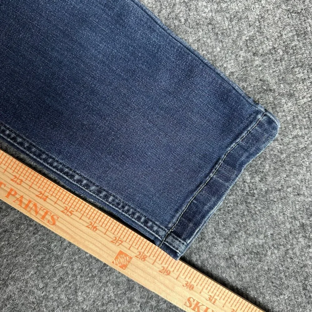 Mugsy Jeans Kinzies Mens 31x29‎ Blue Denim Straight Leg Stretch Low Rise Adult